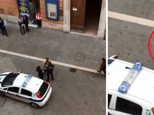 L'immigrato picchia un agente: il video choc dell'assalto
