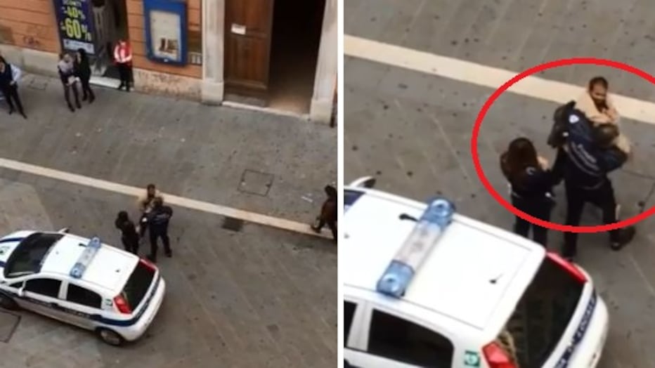 L'immigrato picchia un agente: il video choc dell'assalto