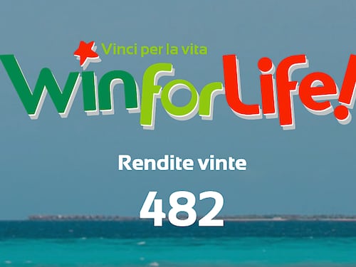 WinforLife, vinta una rendita di 3mila euro al mese per 20 anni