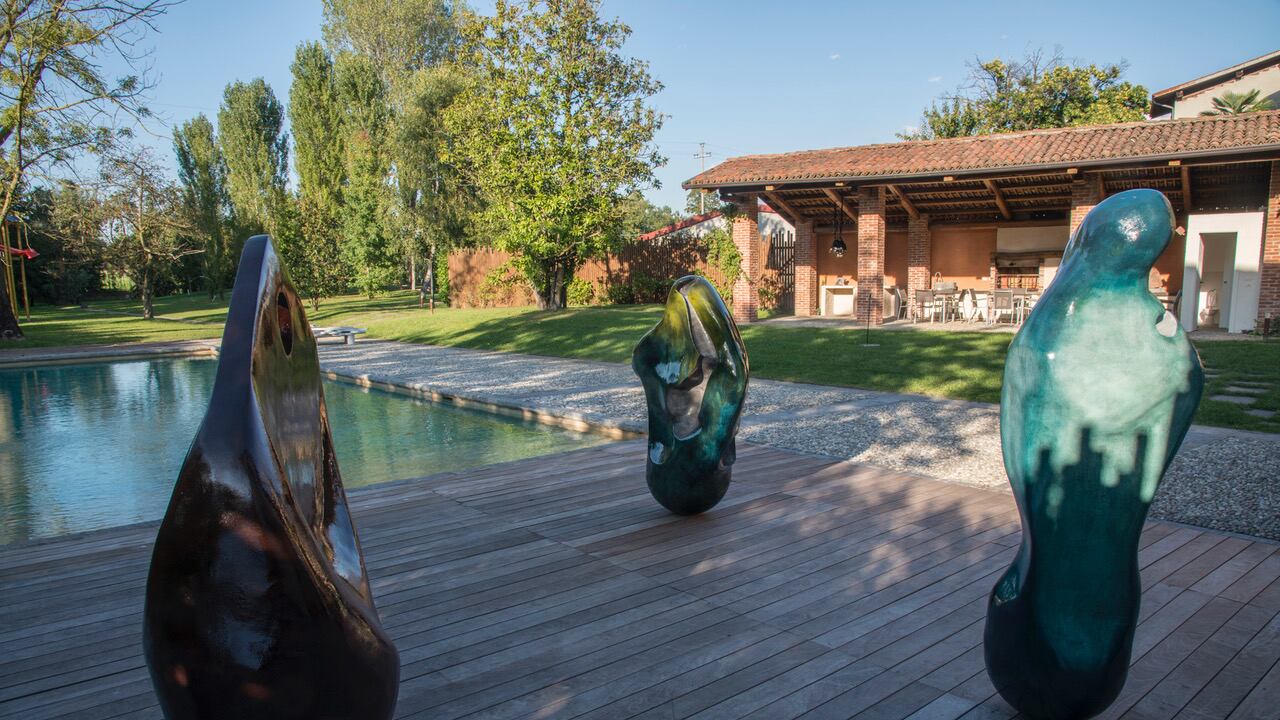 "La mia galleria d'arte a cielo aperto nel parco del Ticino"