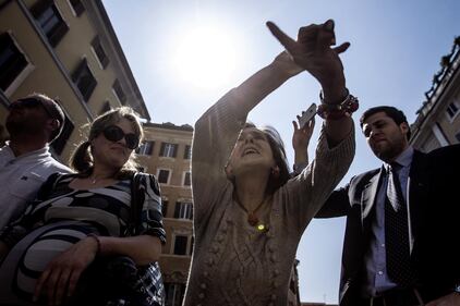 Protesta davanti a Montecitorio 9