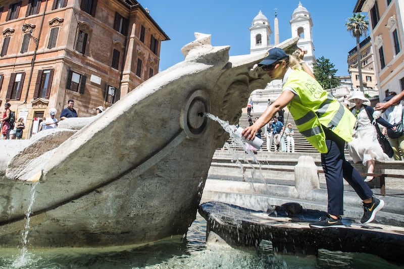 Caldo rovente a Milano e Roma: foto 4