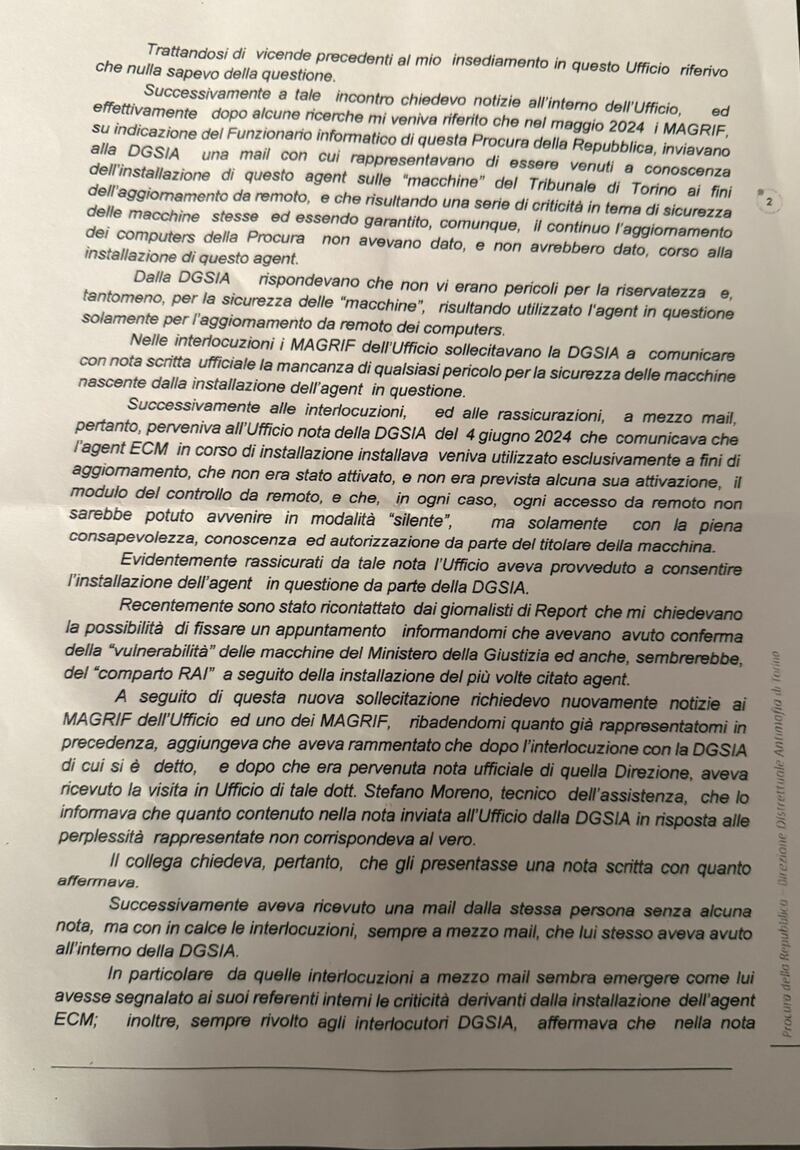 La lettera di Bombardieri al ministero 2