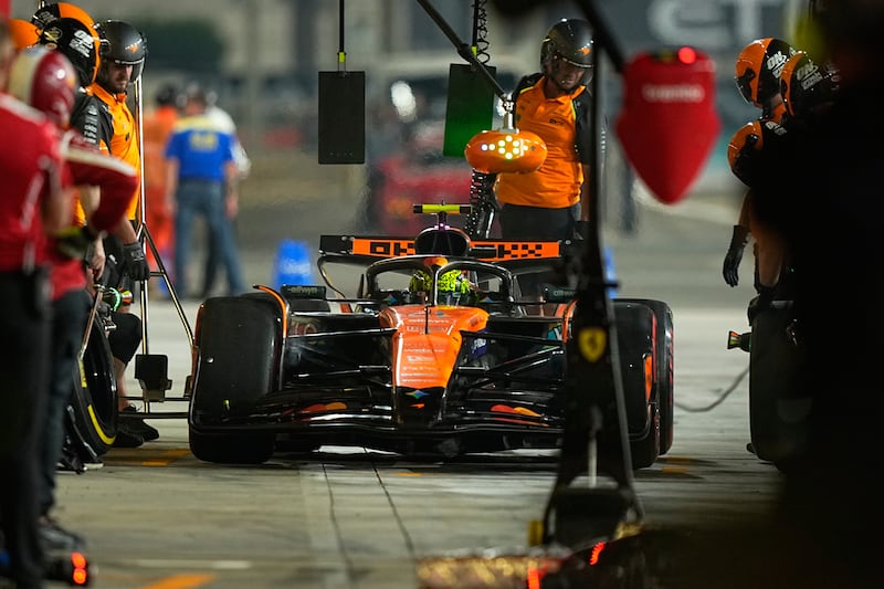 F1 Abu Dhabi McLaren box