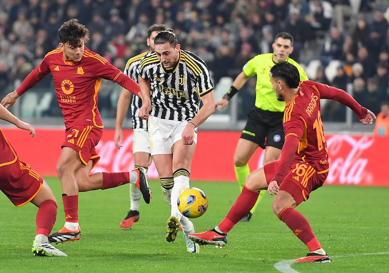 Rabiot Dybala Juventus Roma