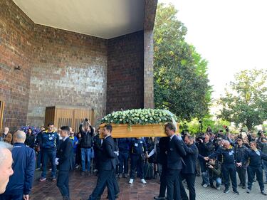 Palloncini e lacrime al funerale di Julia Ituma 6