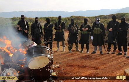 Siria, il rogo degli strumenti musicali 4