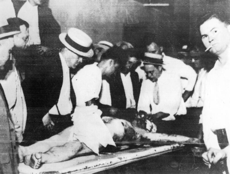 Il corpo di John Dillinger 