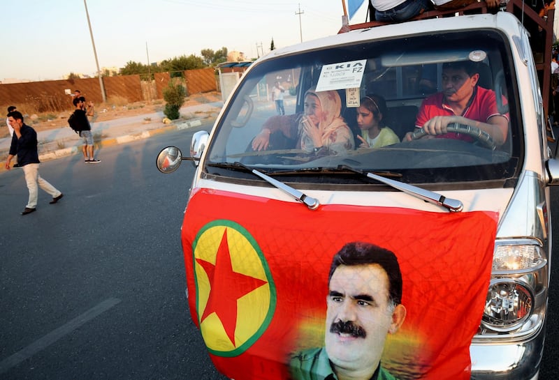 Dimostrazione pro-Pkk a Erbil 4