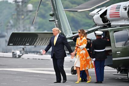 Il Presidente Trump e la First Lady in visita in Giappone  7