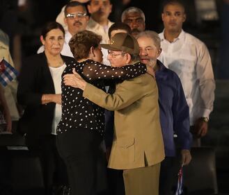 L'ultimo saluto a Fidel Castro a Santiago 16