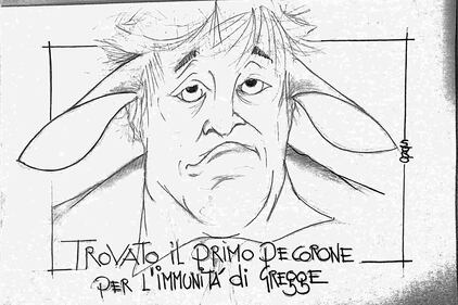 La vignetta del giorno - Boris Johnson dà il via all'immunità di gregge 1
