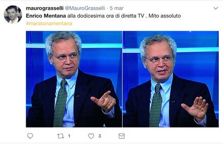 Enrico Mentana, meme e battute social 9