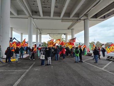Manifestazione pro-Pal a Malpensa 1