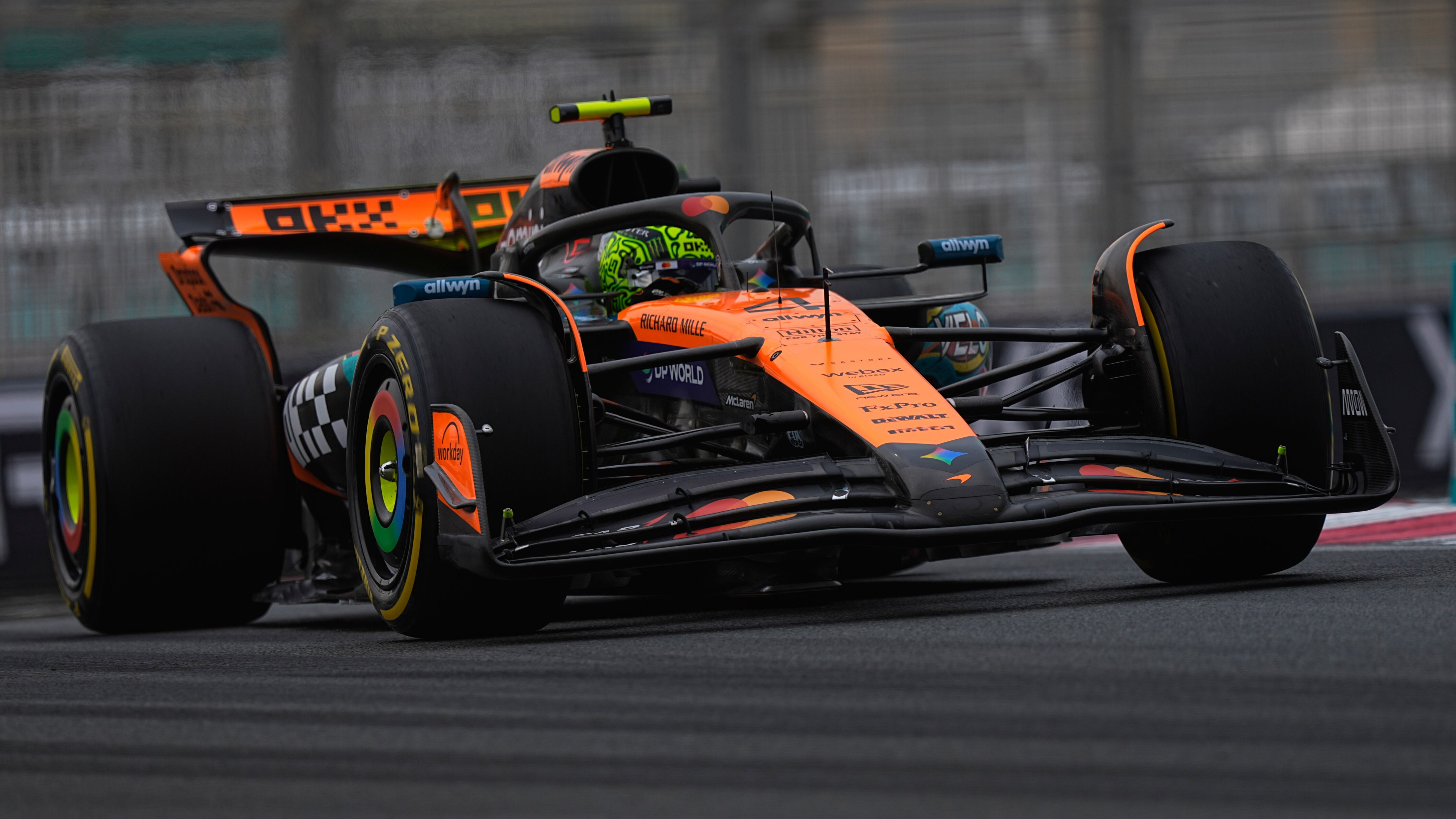 F1, Norris batte Verstappen nelle libere ad Abu Dhabi, Piastri e le Ferrari attardate