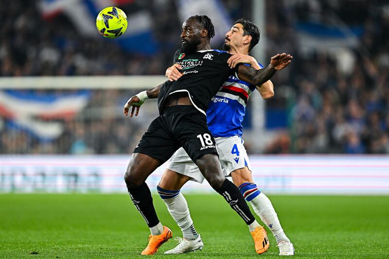 Nzola Sampdoria Spezia