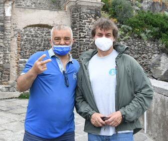 Alberto Angela al lavoro sull'isola di Ischia 9