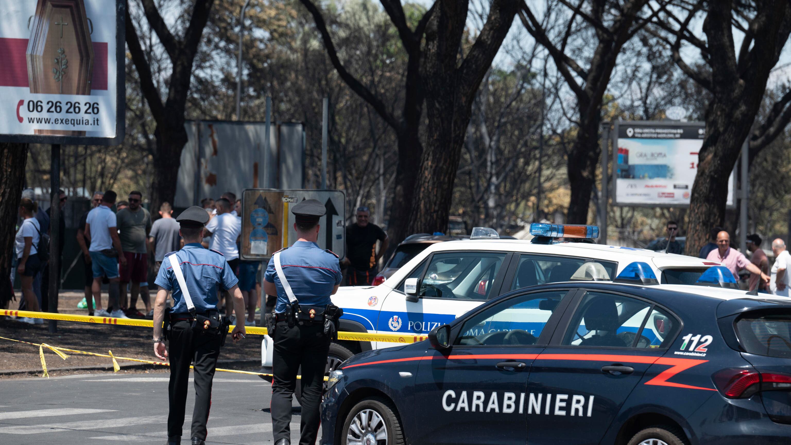 Incendio Roma, protesta autodemolitori blocca il traffico