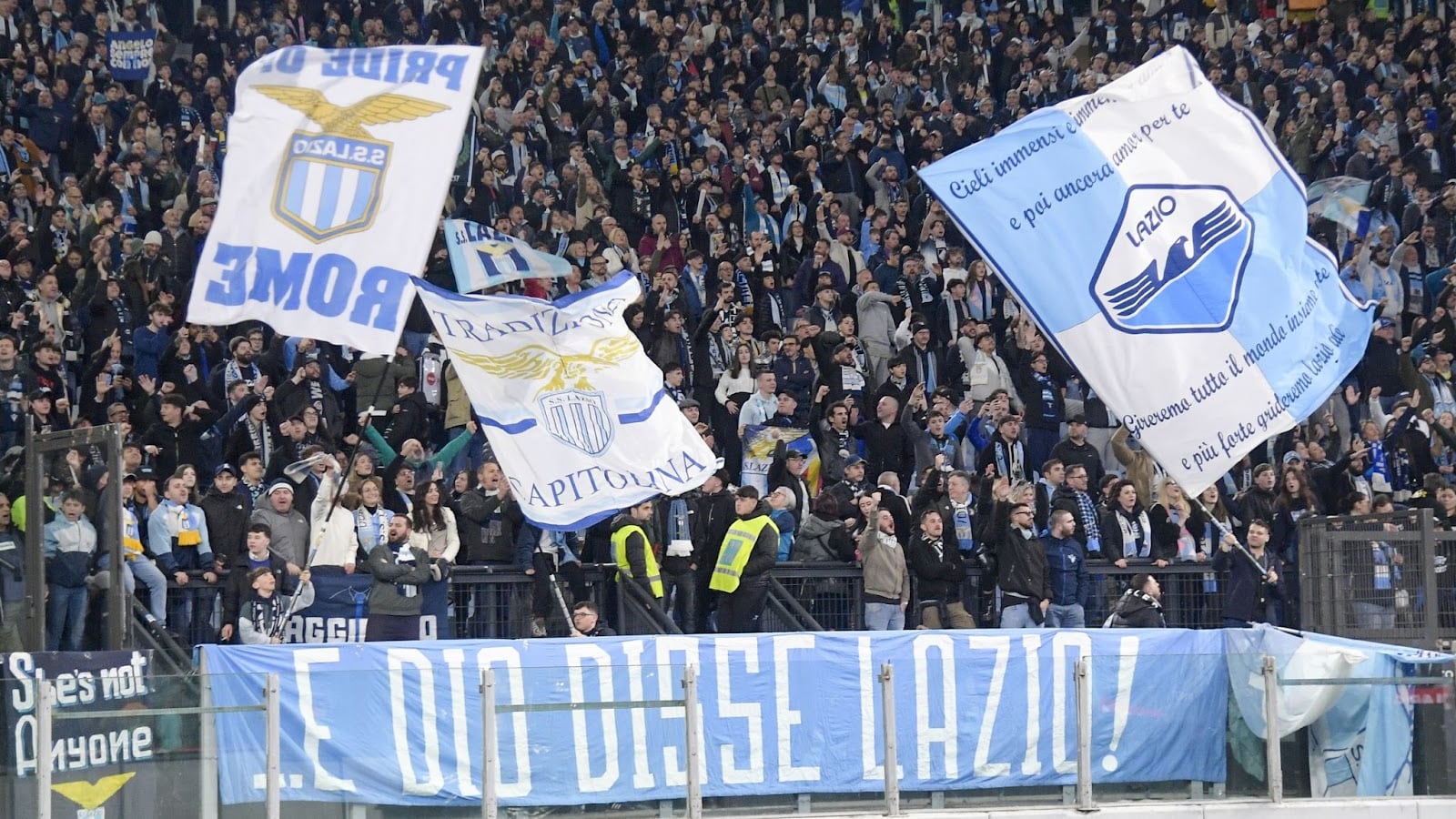 I tifosi della Lazio e la coreografia censurata all’Olimpico: cosa è successo
