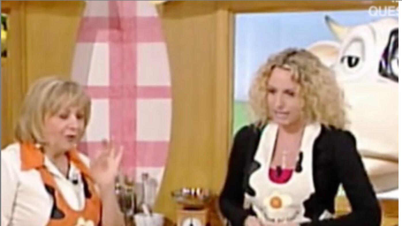 Gli auguri di Antonella Clerici ad Anna Moroni