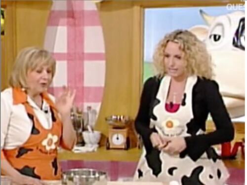 Gli auguri di Antonella Clerici ad Anna Moroni