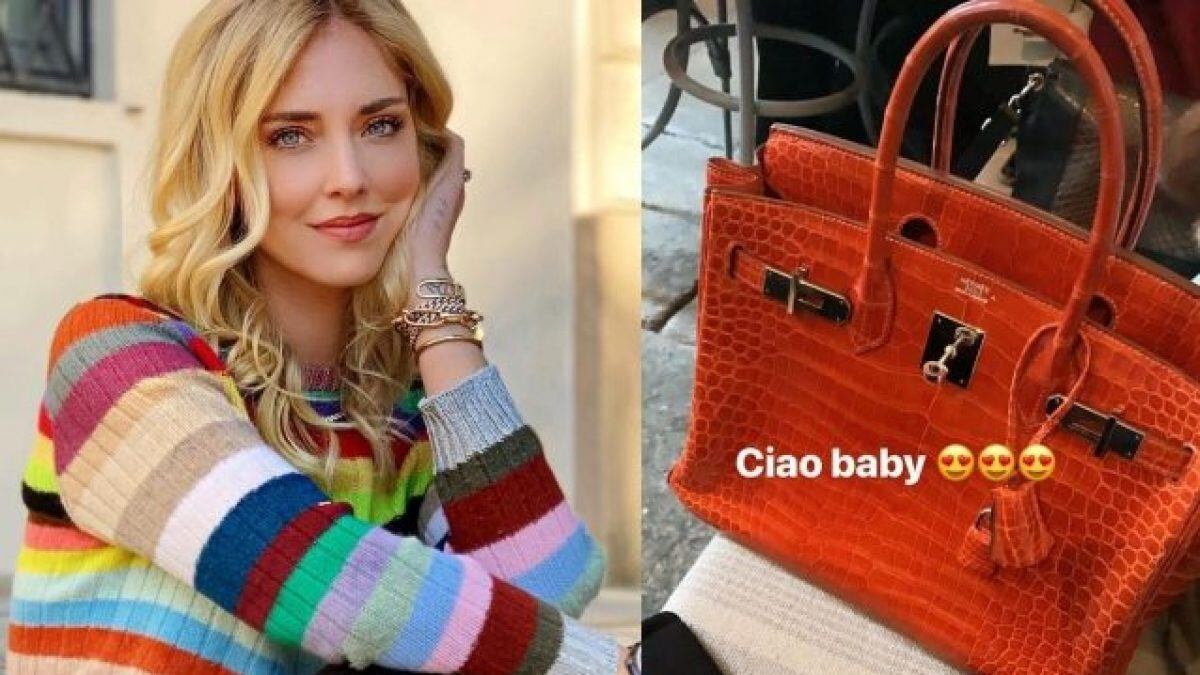 Chiara Ferragni attaccata dagli animalisti per la borsa di coccodrillo