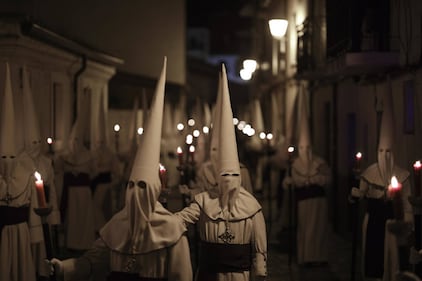 Spagna, i penitenti in processione a Zamora per la Settimana santa 9