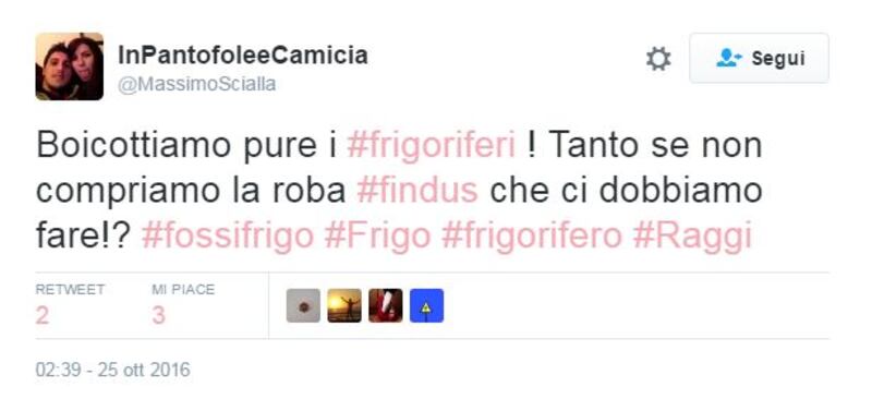 Raggi: "Troppi frigoriferi per strada". E su Twitter è subito #frigogate 5