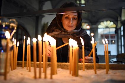 Così le chiese ortodosse celebrano l'Epifania a Istanbul 15