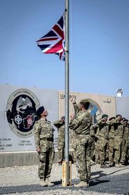 Le truppe inglesi lasciano Camp Baston alle forze afghane 3