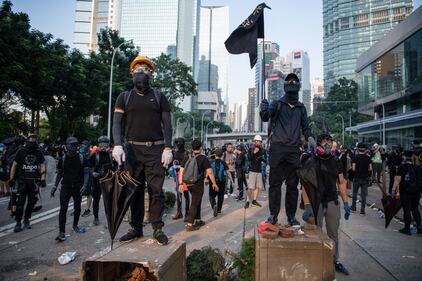 Proteste ad Hong Kong durante il "National Day"  1