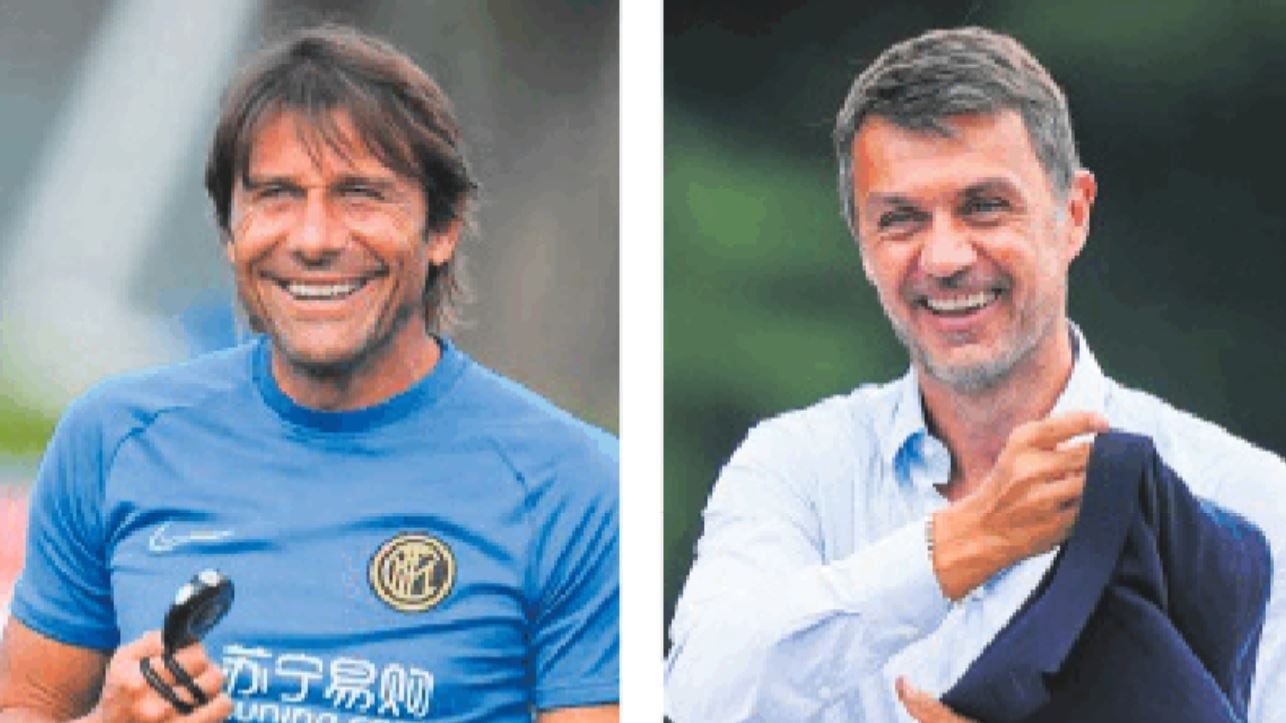 Le ricette alla milanese di Conte e Maldini. È un derby di filosofie