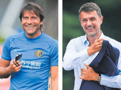 Le ricette alla milanese di Conte e Maldini. È un derby di filosofie