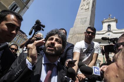 Protesta davanti a Montecitorio 6