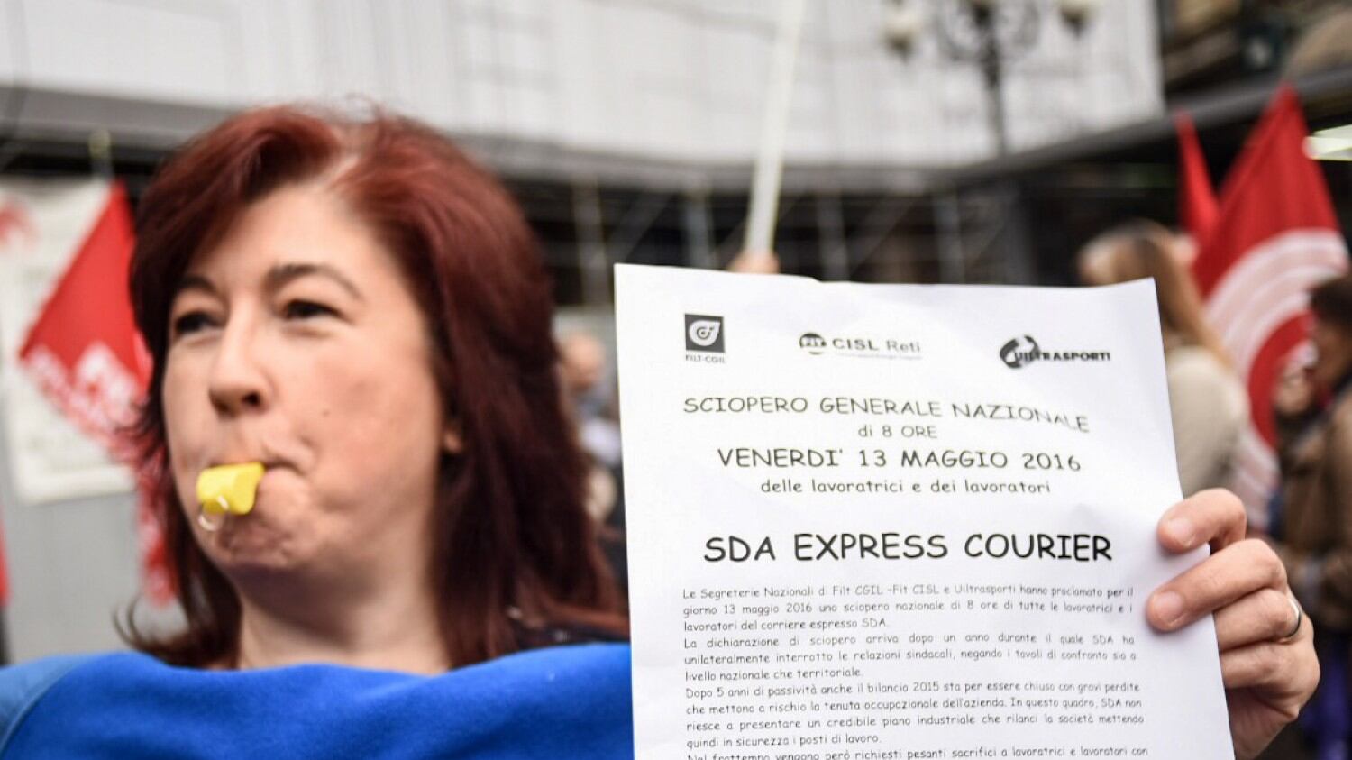Sciopero selvaggio, pacchi in ostaggio da un mese