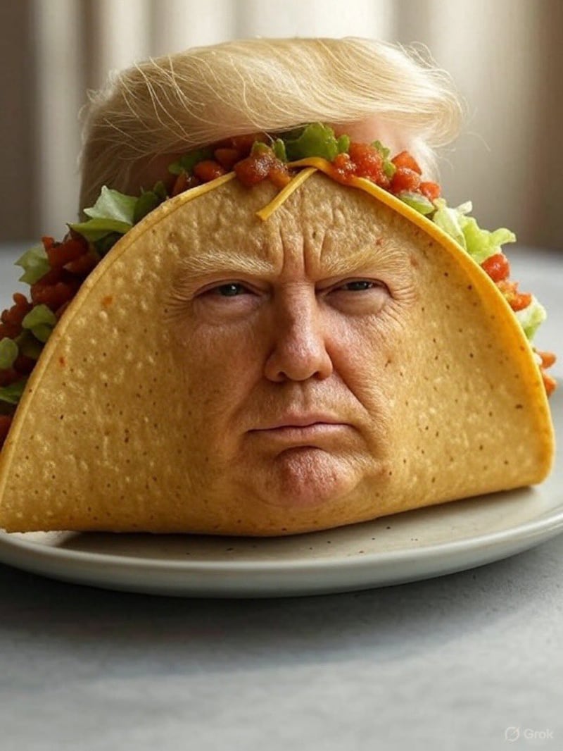 Trump e il termine "Taco": i meme più virali 6