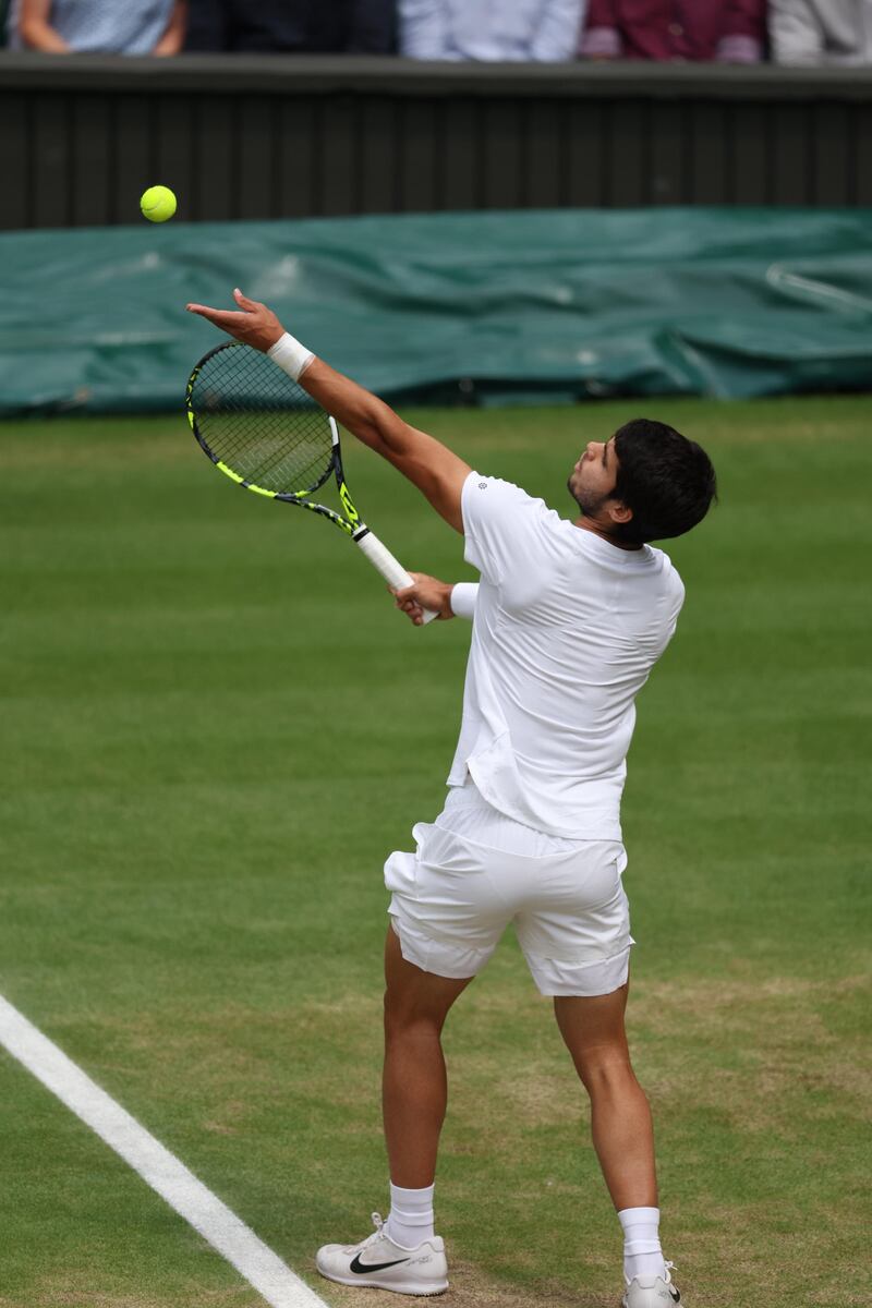 Wimbledon, Alcaraz supera in 5 set Djokovic: le immagini più belle della finale 6
