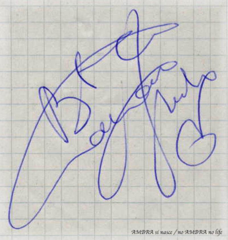 Firma Ambra Angiolini