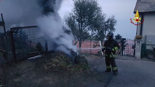 Liguria, lo spaventoso rogo di Cogoleto 4