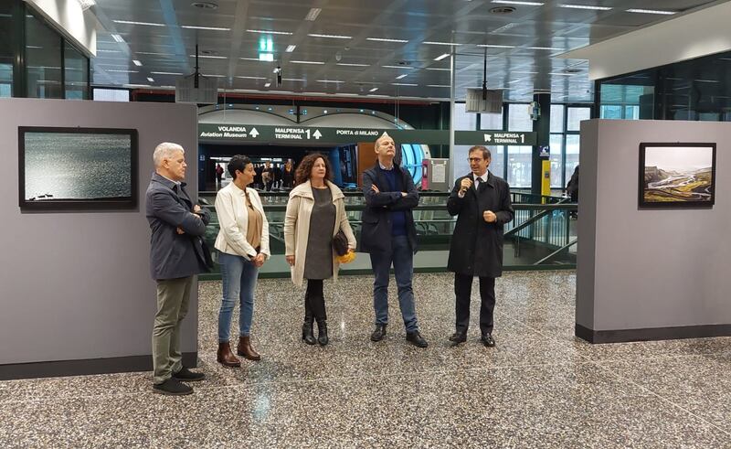 Inaugurazione mostra foto Isalnda a malpensa