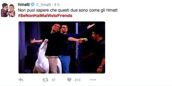 Friends, #SeNonHaiMaiVistoFriends impazza su Twitter 3