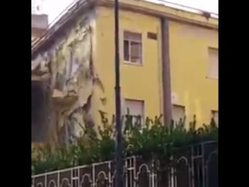 Napoli, crollo alla facoltà di Veterinaria