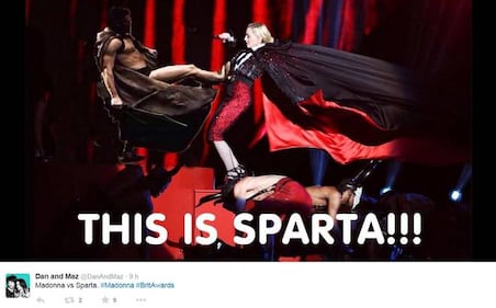 Il web si scatena con le parodie della caduta di Madonna 3
