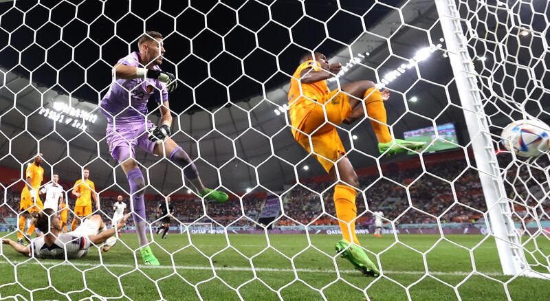Wright segna il gol del 2-1 in Olanda-USA