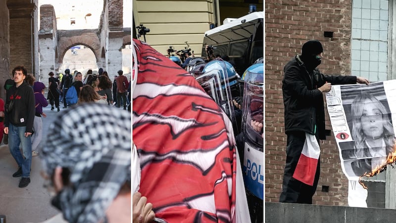 Manifestazioni in Italia, piazze blindate. A Milano gli anarchici provano a forzare il blocco, scontri a Torino e Bologna. E a Roma i manifestanti entrano nel Colosseo