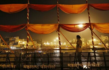 I colori della festa indiana del Kumbh Mela 15