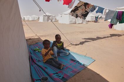 Sudan, sfollati del Darfur nel campo di El-Afadh 1