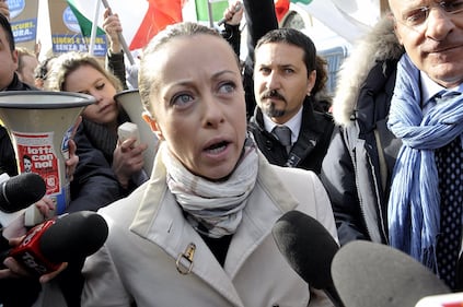 La protesta di Fratelli d'Italia 7