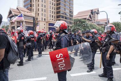 Le proteste e tensioni in Malesia 6