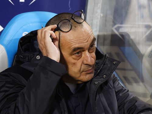 Sarri: "Il monitor del Var non funzionava e ci hanno fischiato rigore contro..."